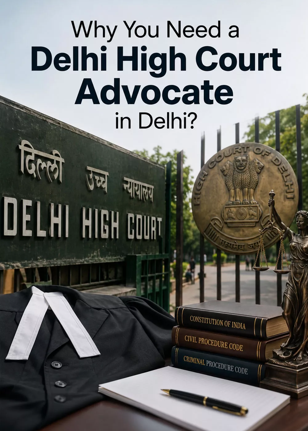 Why You Need a Delhi High Court Advocate in Delhi?