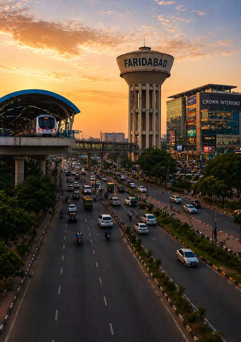 Areas We Serve Around Faridabad