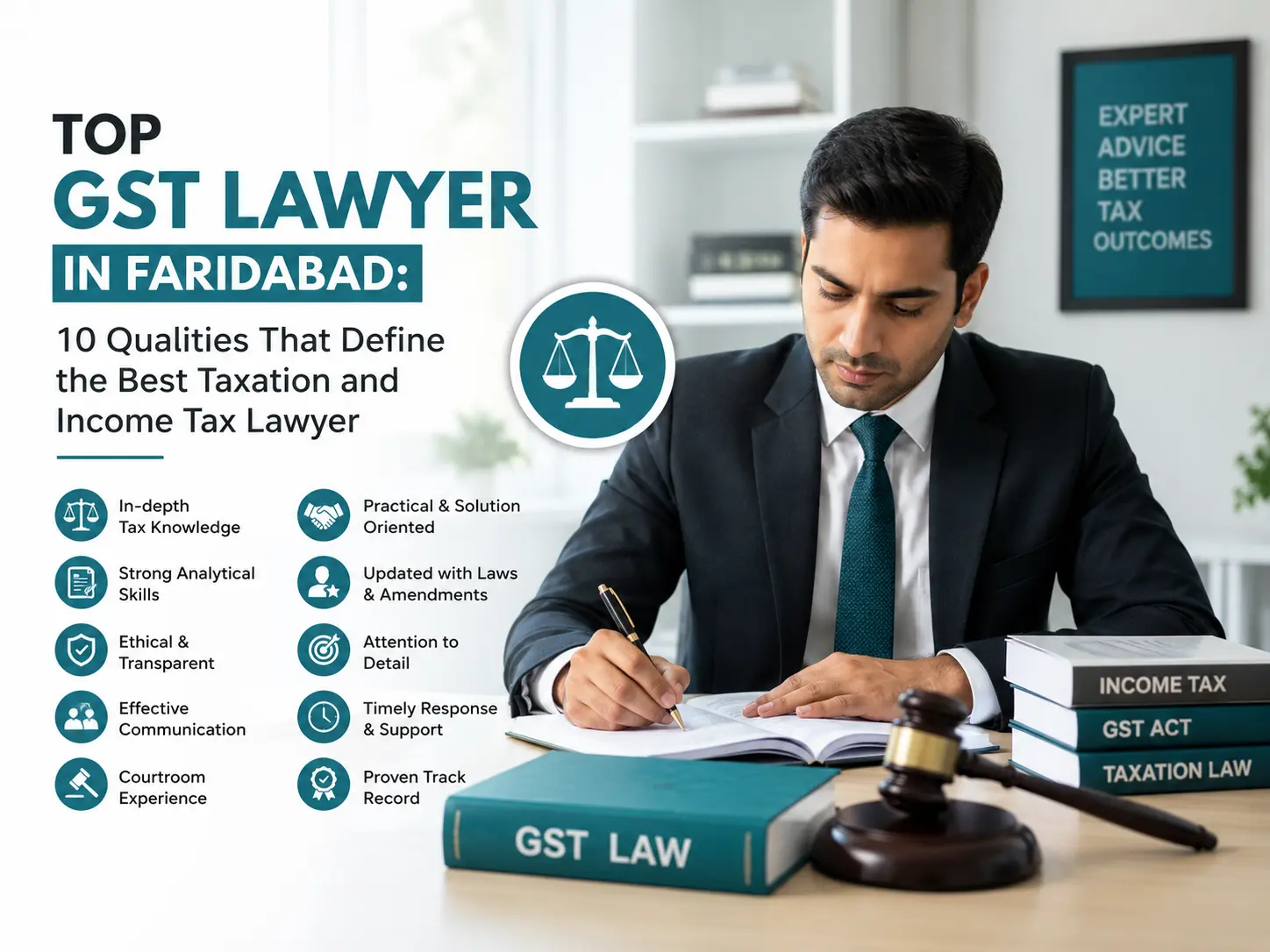 Top GST Lawyer in Faridabad: 10 Qualities That Define the Best Taxation and Income Tax Lawyer